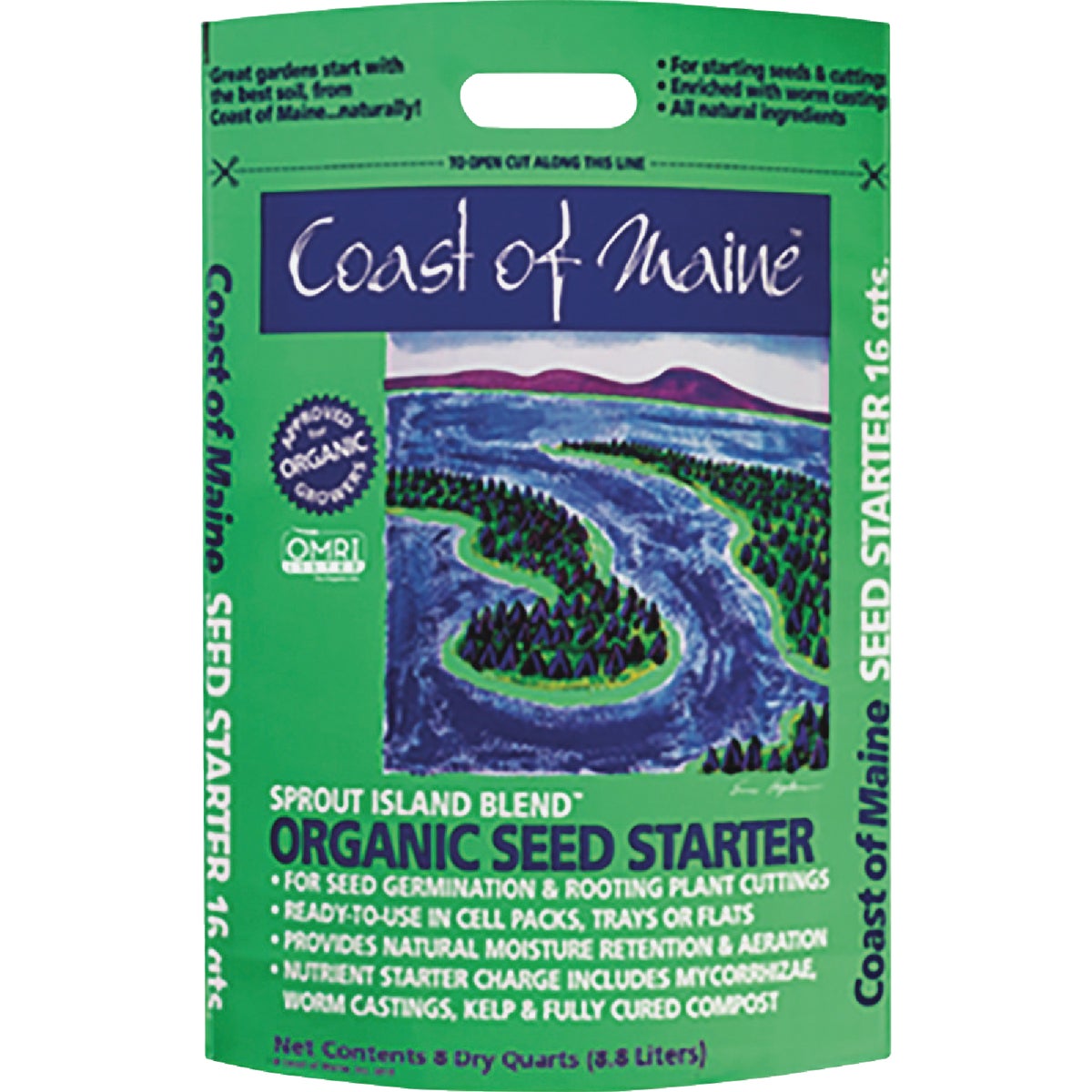 Coast of Maine Sprout Island Blend Organic Organic Natural Seed Starter