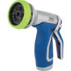Best Garden Metal 9-Pattern Nozzle, Blue & Gray Image 1