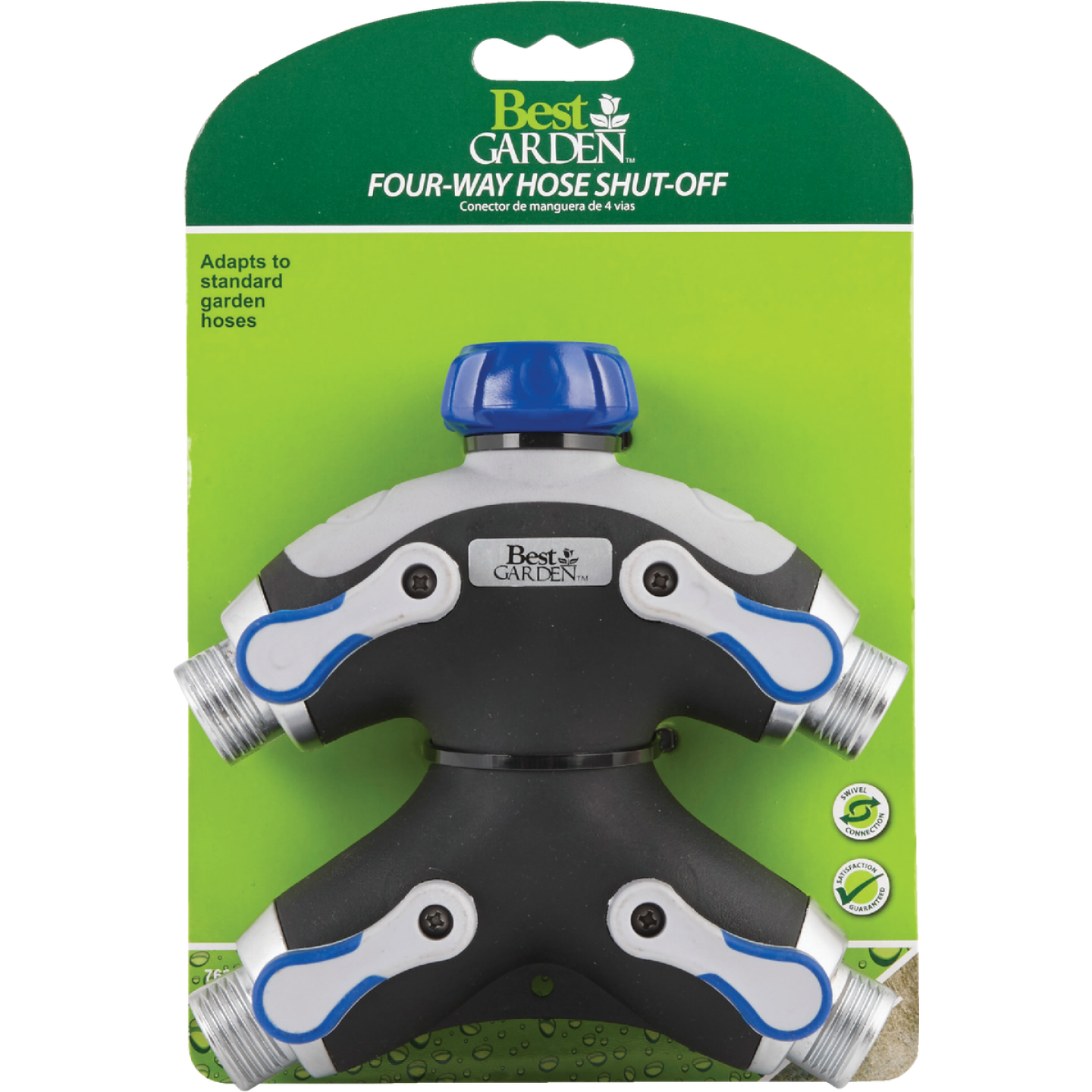 Best Garden Metal 4-Outlet Hose Shutoff Manifold Image 2