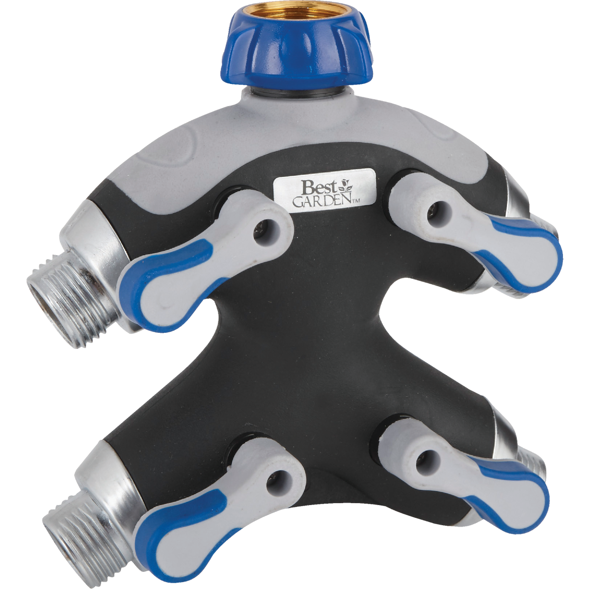 Best Garden Metal 4-Outlet Hose Shutoff Manifold Image 3