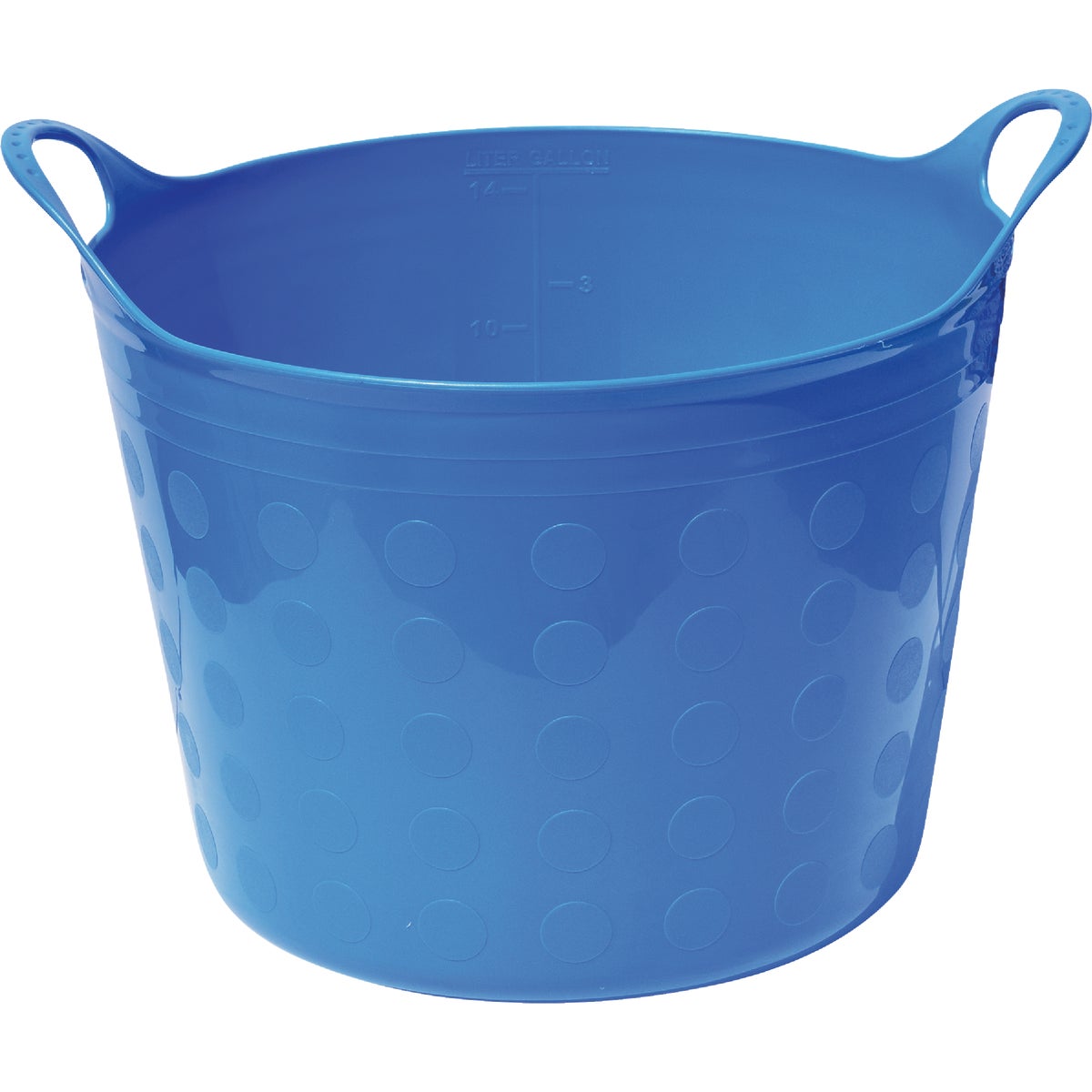 Tuff Stuff 7 Gal. Sky Blue Plastic Flex Tub