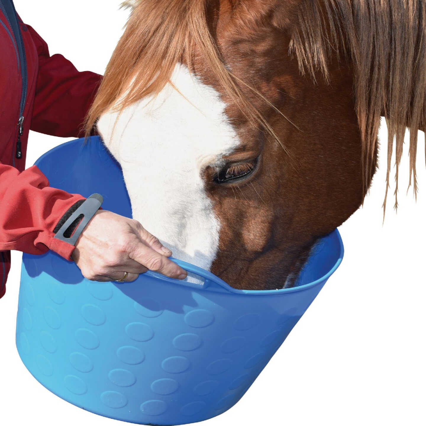 Tuff Stuff 7 Gal. Sky Blue Plastic Flex Tub Image 2