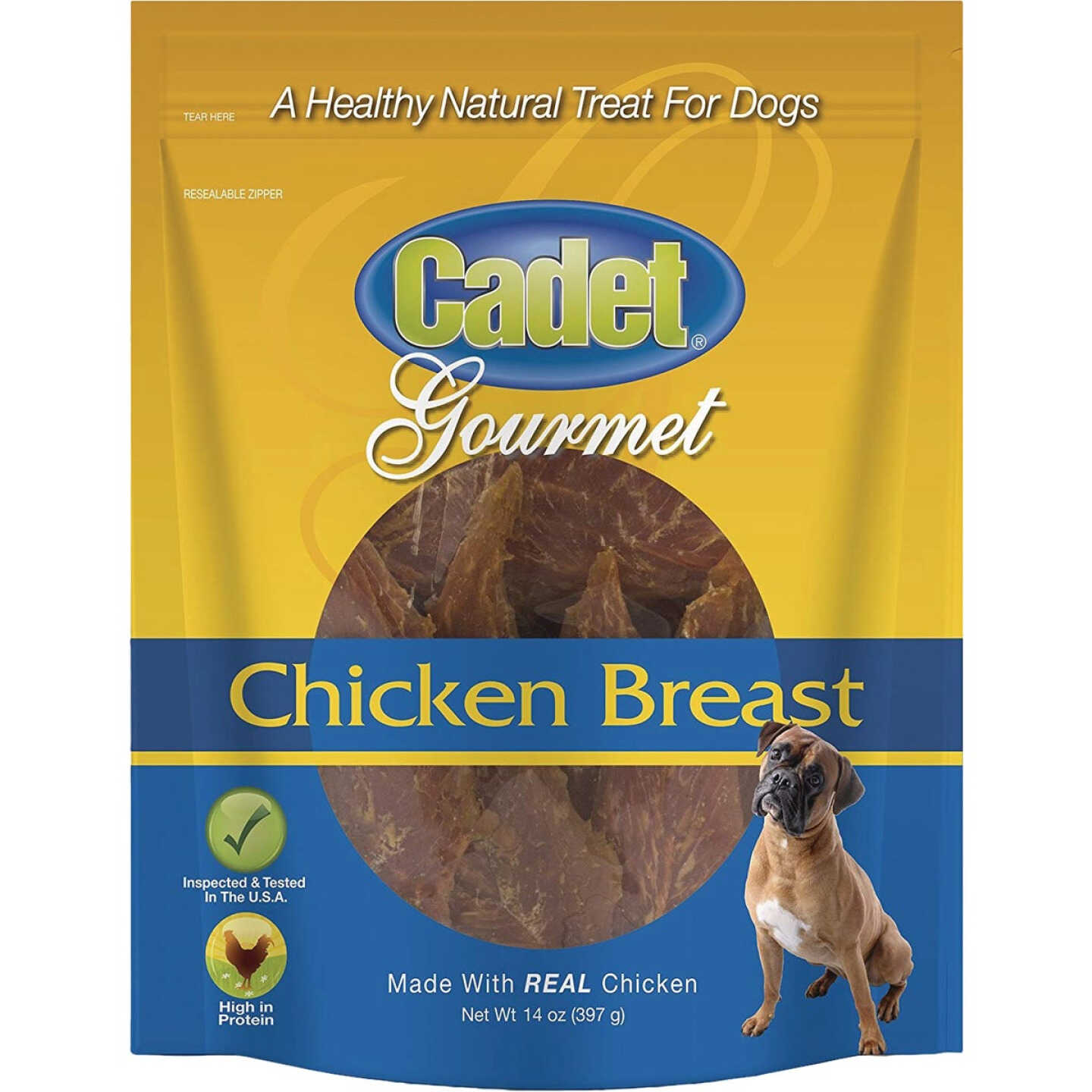 Cadet Gourmet Chicken Breast Dog Treats, 14 Oz. Image 1