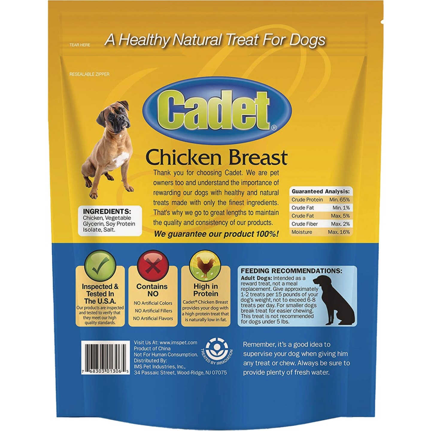 Cadet Gourmet Chicken Breast Dog Treats, 14 Oz. Image 2