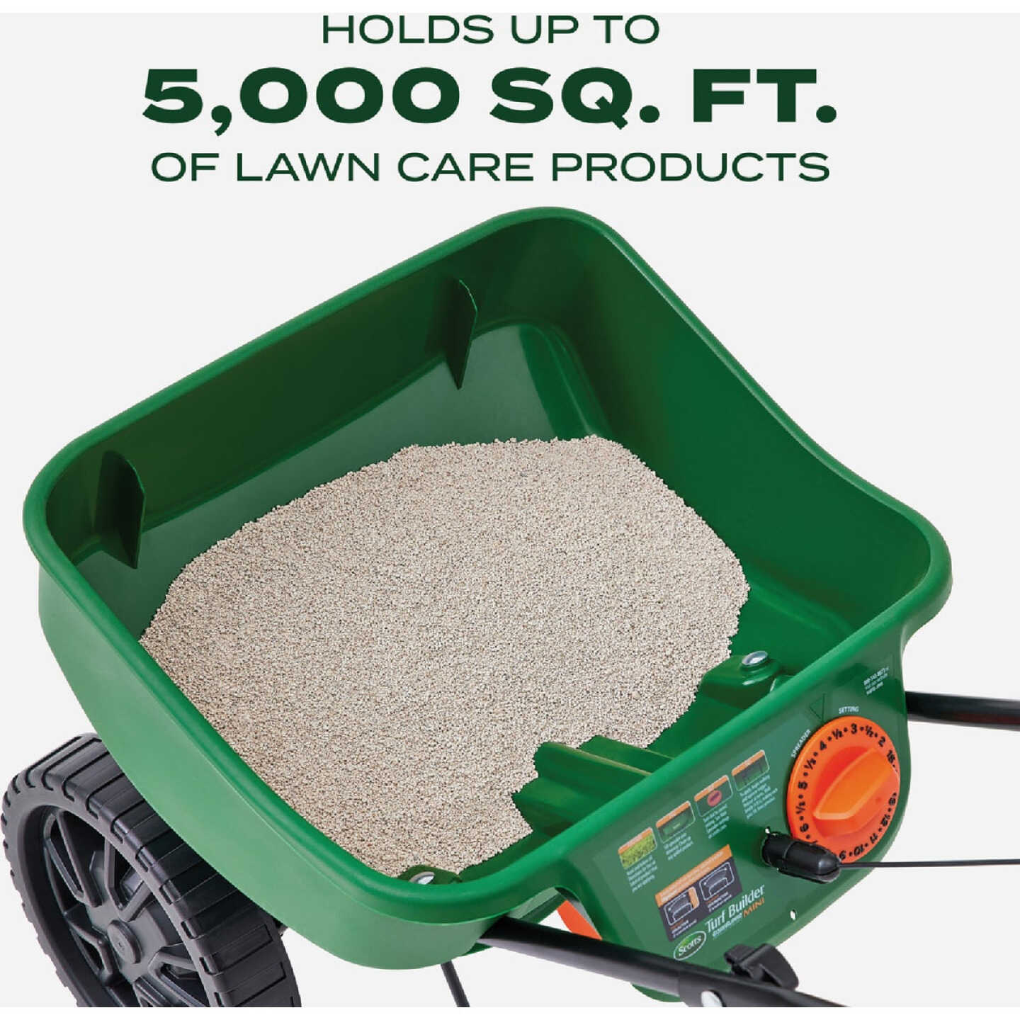 Scotts Turf Builder EdgeGuard Mini Broadcast Spreader Image 4