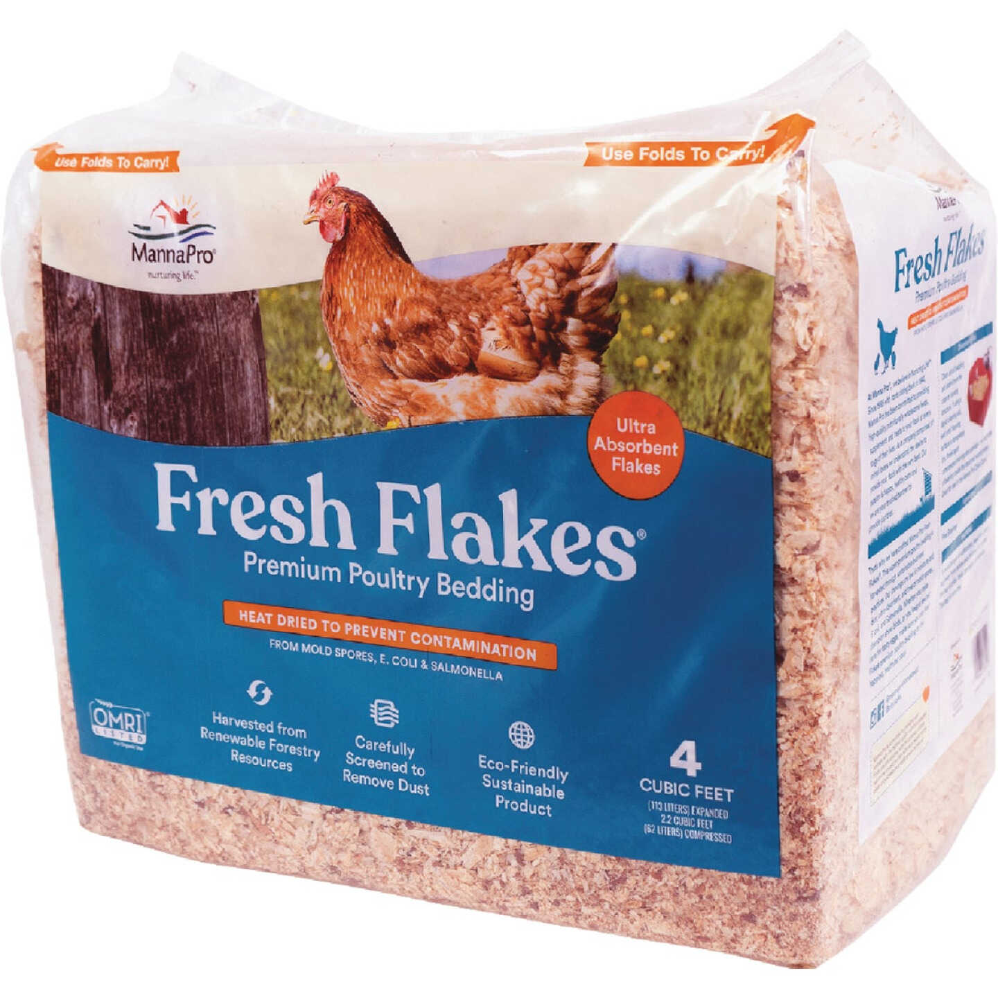 Manna Pro Fresh Flakes 12 Lb. Poultry Bedding Image 1