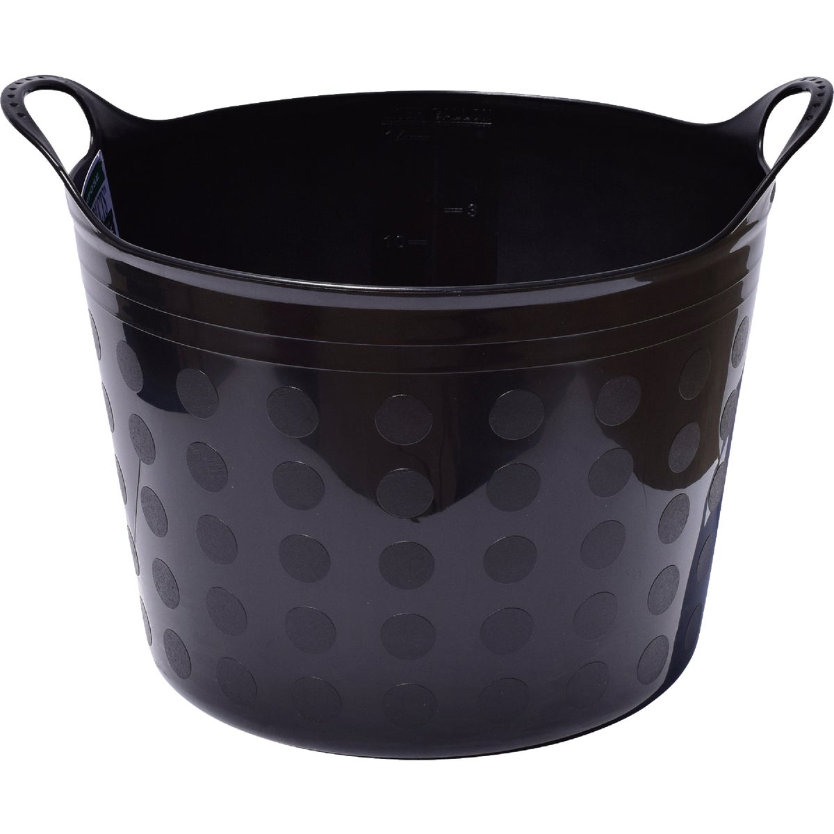 Tuff Stuff 12 Gal. Black Plastic Flex Tub