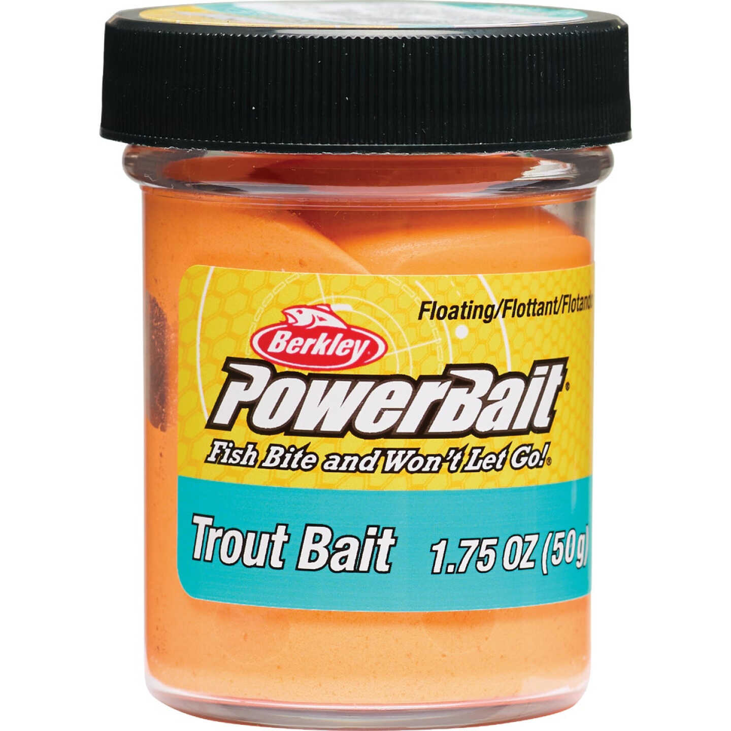 Berkley PowerBait Fluorescent Orange Trout Bait Image 1