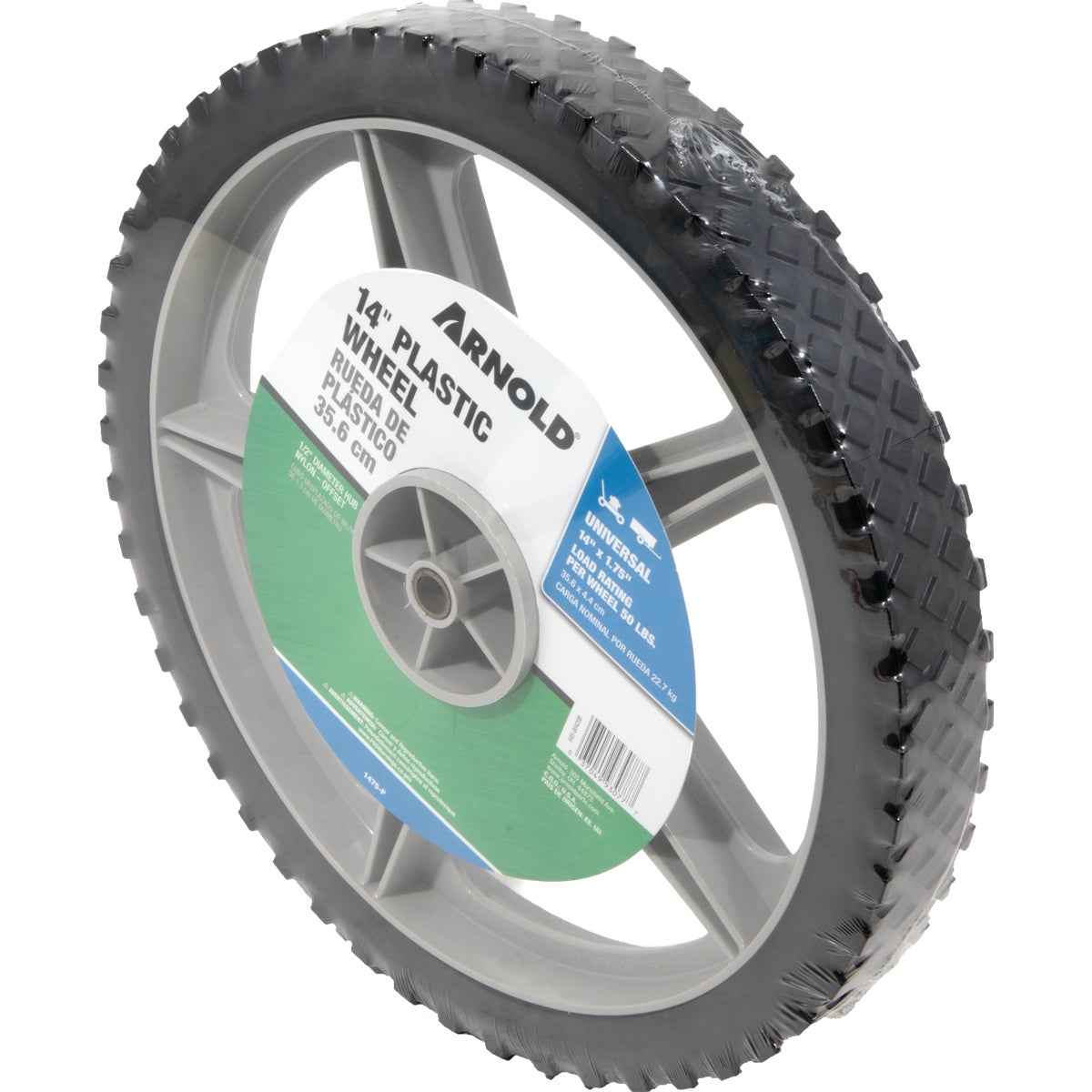 Arnold 14 In. x 1.75 In. Plastic Spoke Wheel Image 3