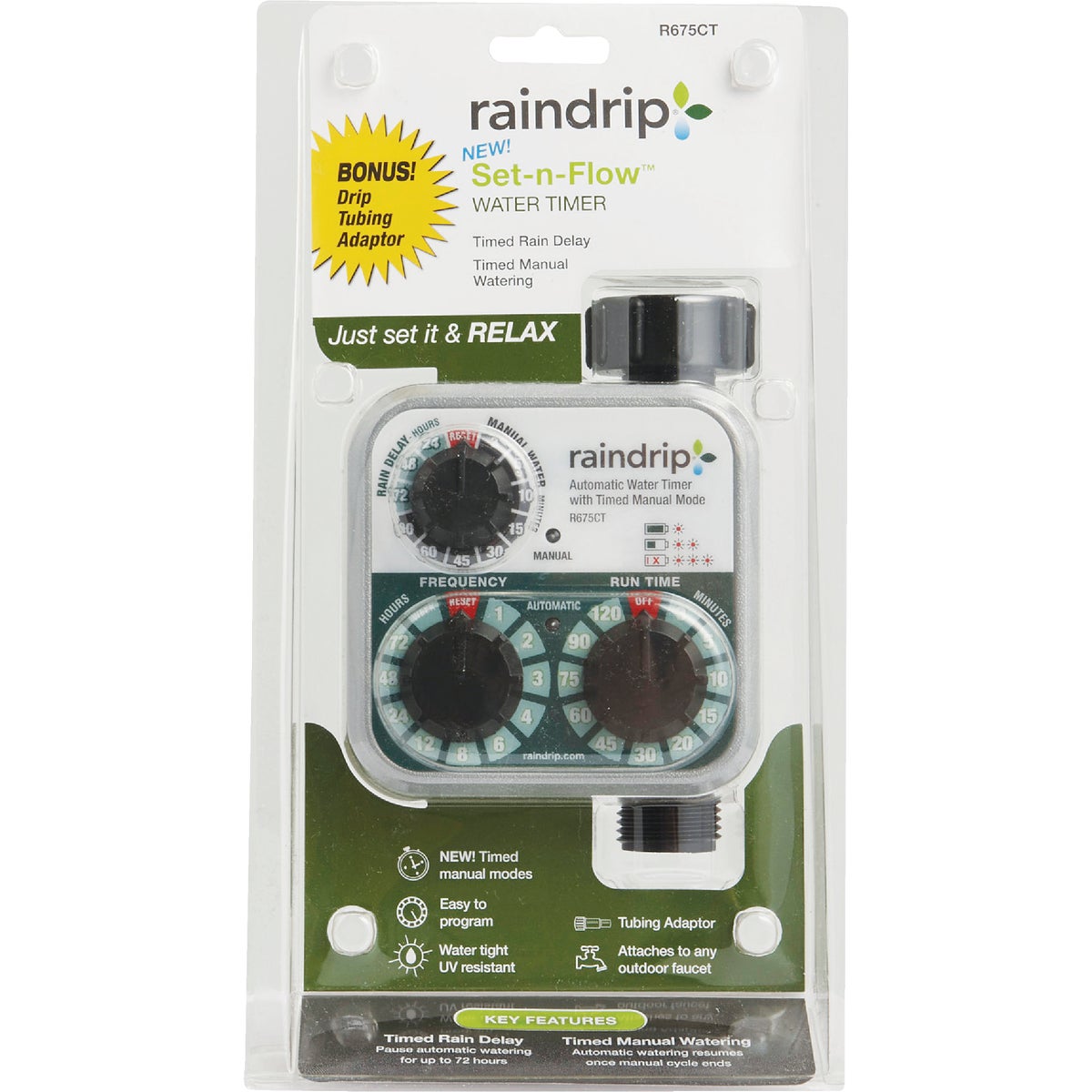 Raindrip 1-Outlet Analog Water Timer Image 2