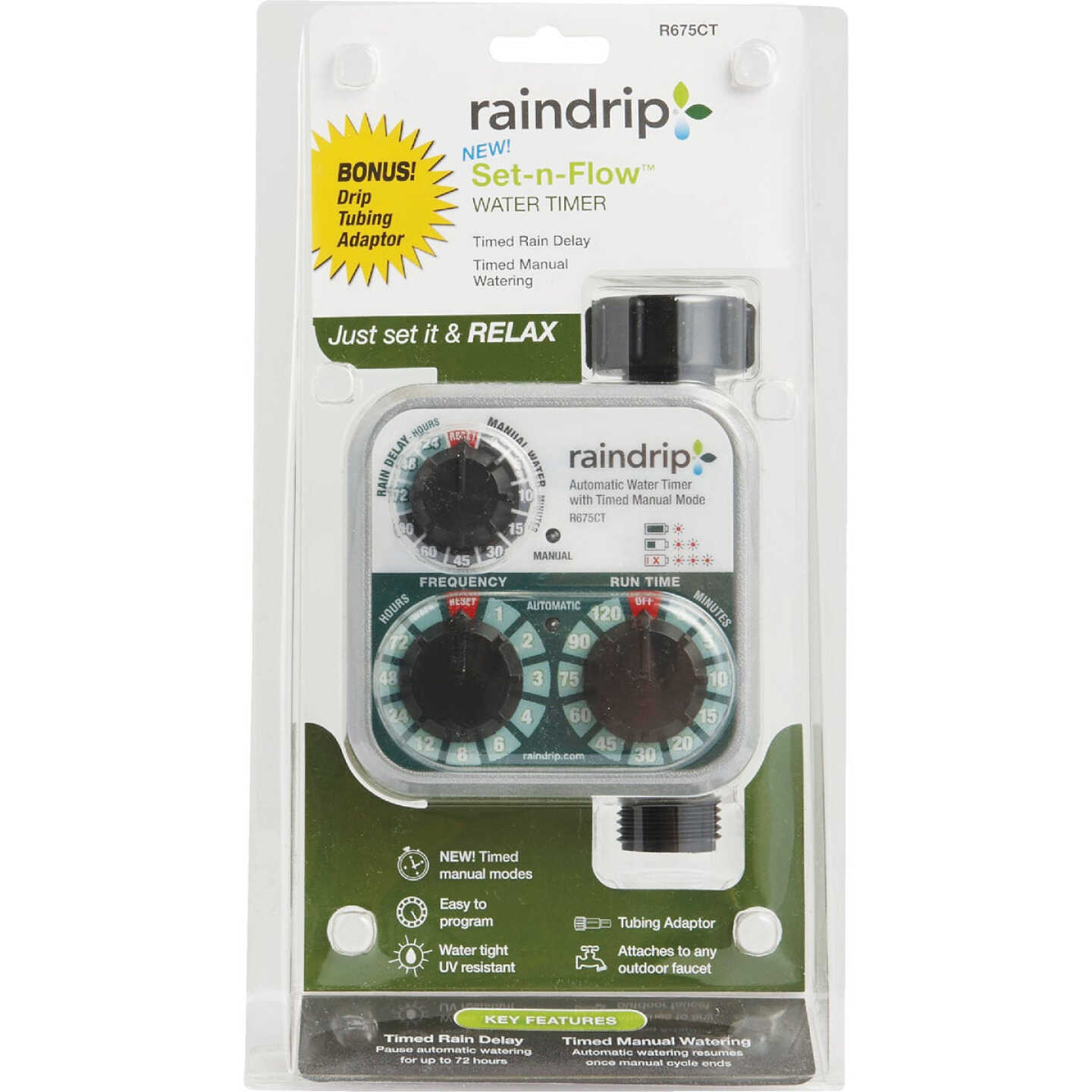 Raindrip 1-Outlet Analog Water Timer Image 2