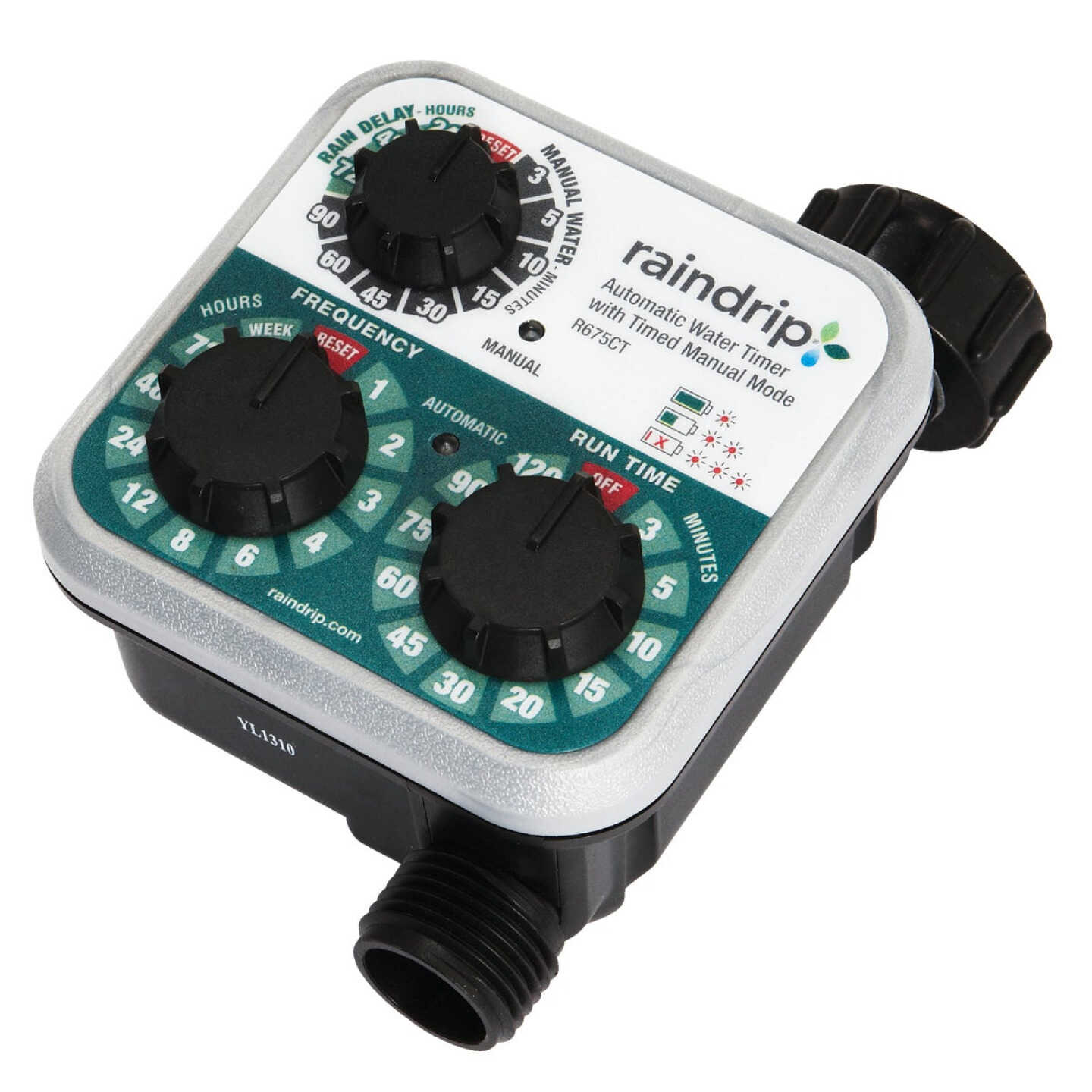 Raindrip 1-Outlet Analog Water Timer Image 4