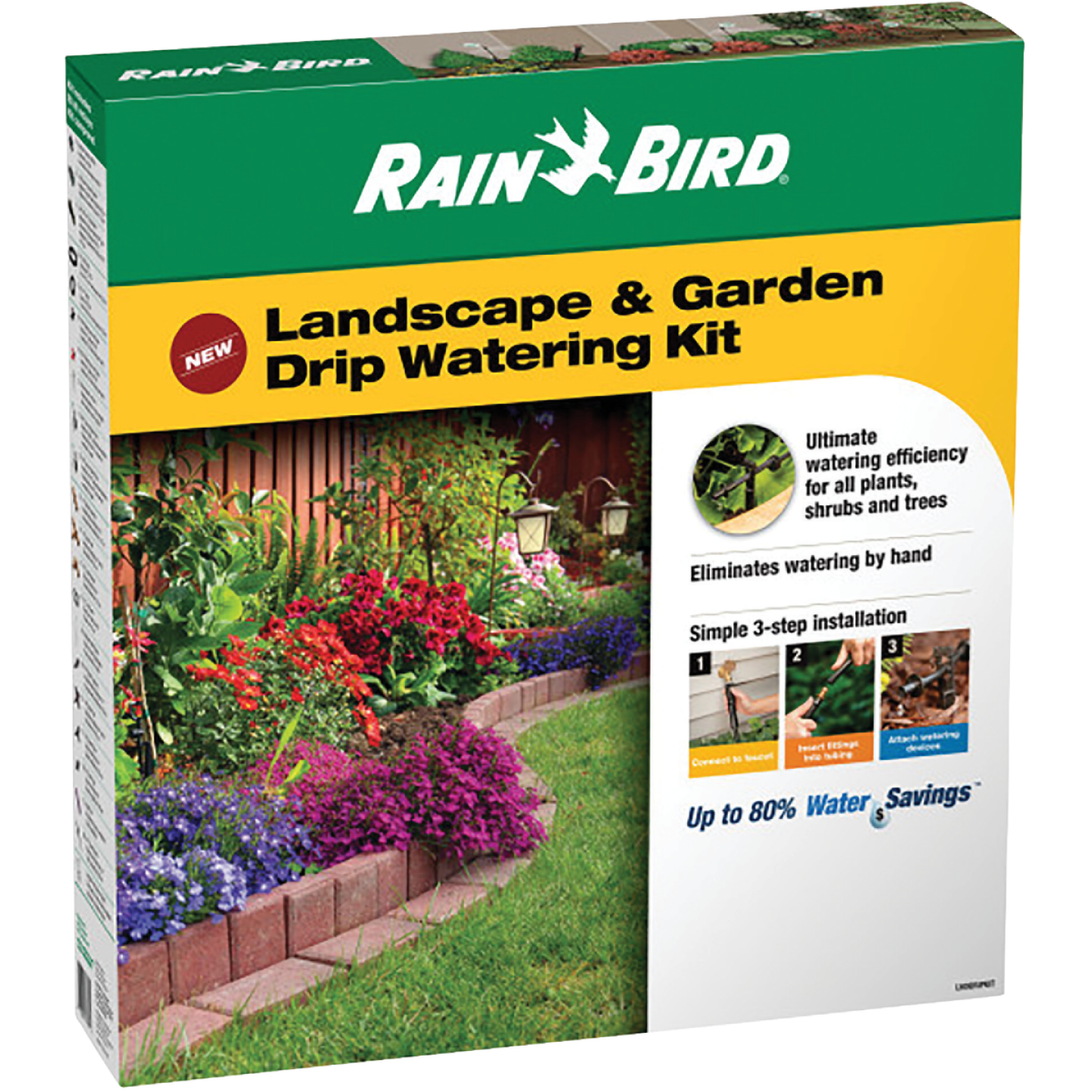 Rain Bird Landscape & Garden Drip Irrigation Watering Kit (108-Piece) Image 1