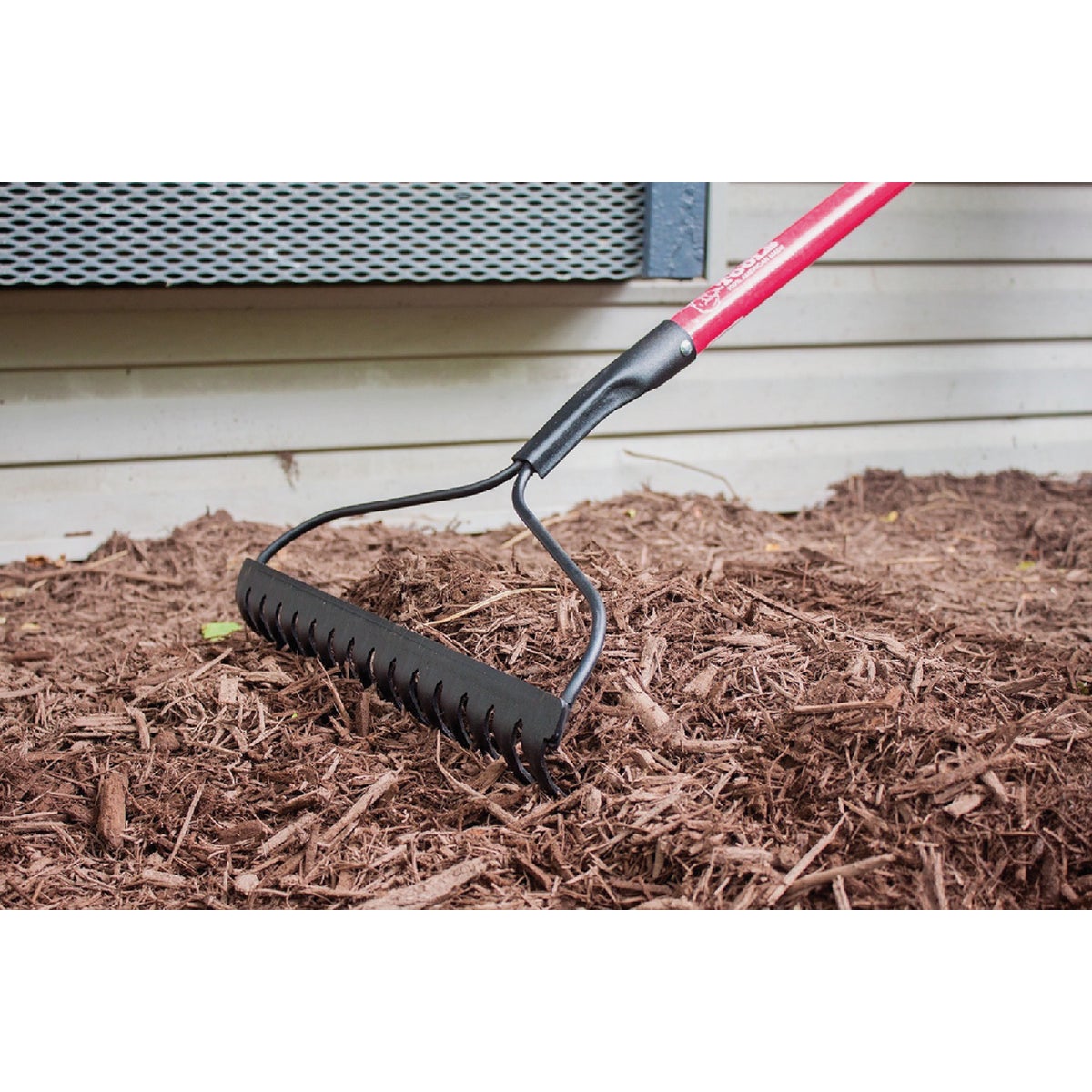 Bully Tools 16 In. 10-Gauge Steel Bow Garden Rake (15-Tine) Image 2