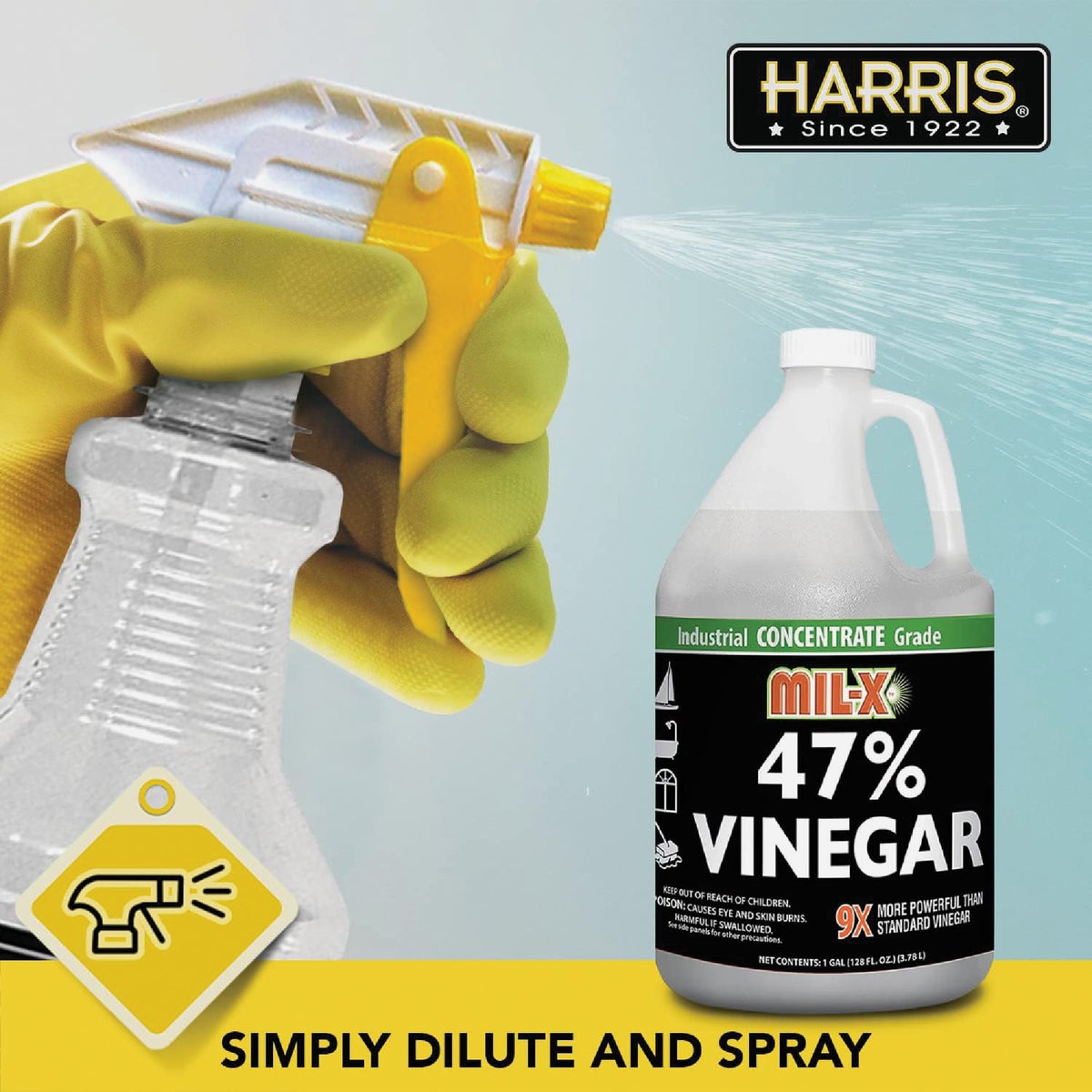 Harris MIL-X 1 Gal. 47% Concentrated Vinegar Image 3