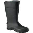 Servus Men's Size 7 Black Plain Toe PVC Rubber Boot Image 1