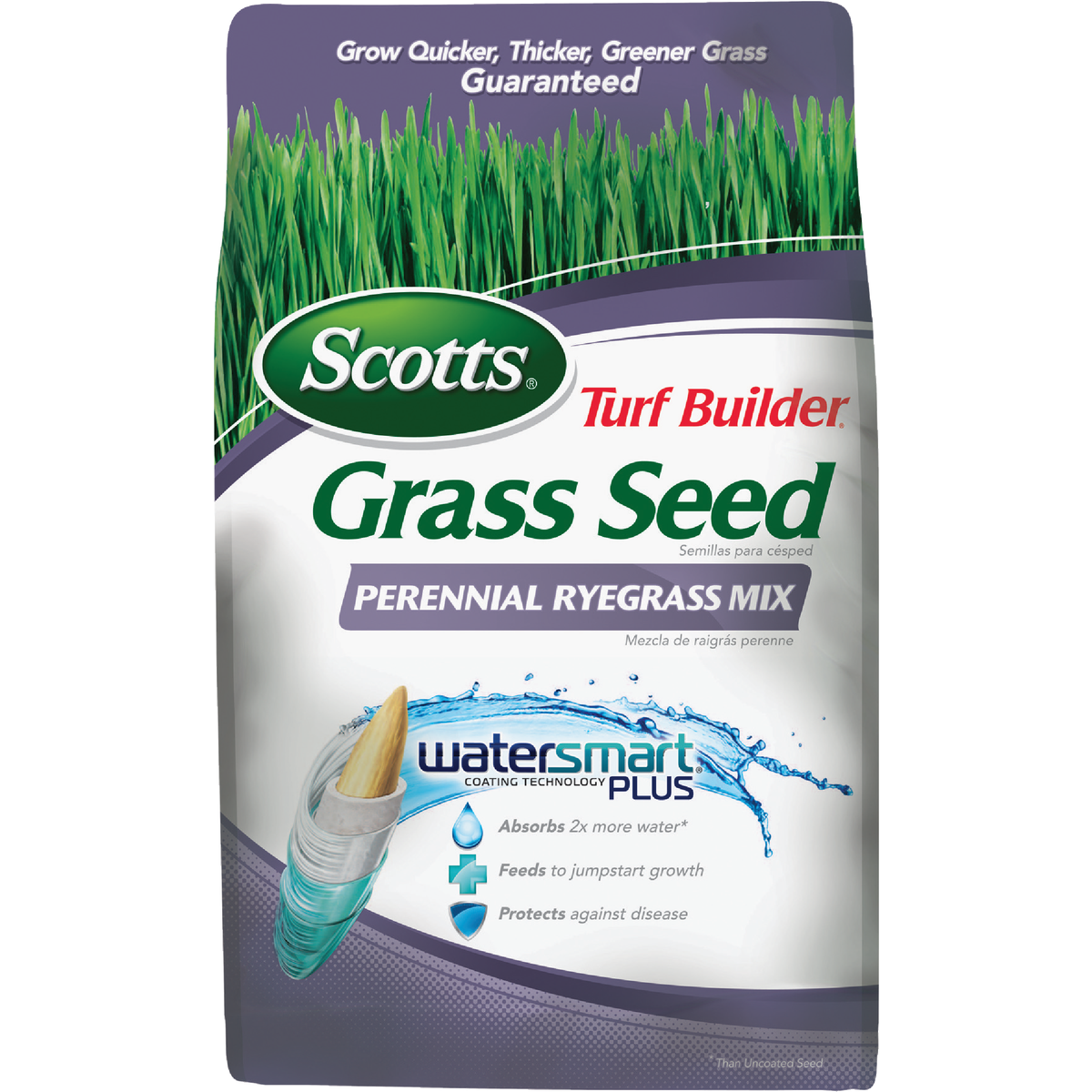 Scotts Turf Builder WaterSmart Plus 3 Lb. 1250 Sq. Ft. Perennial Ryegrass Mix Grass Seed
