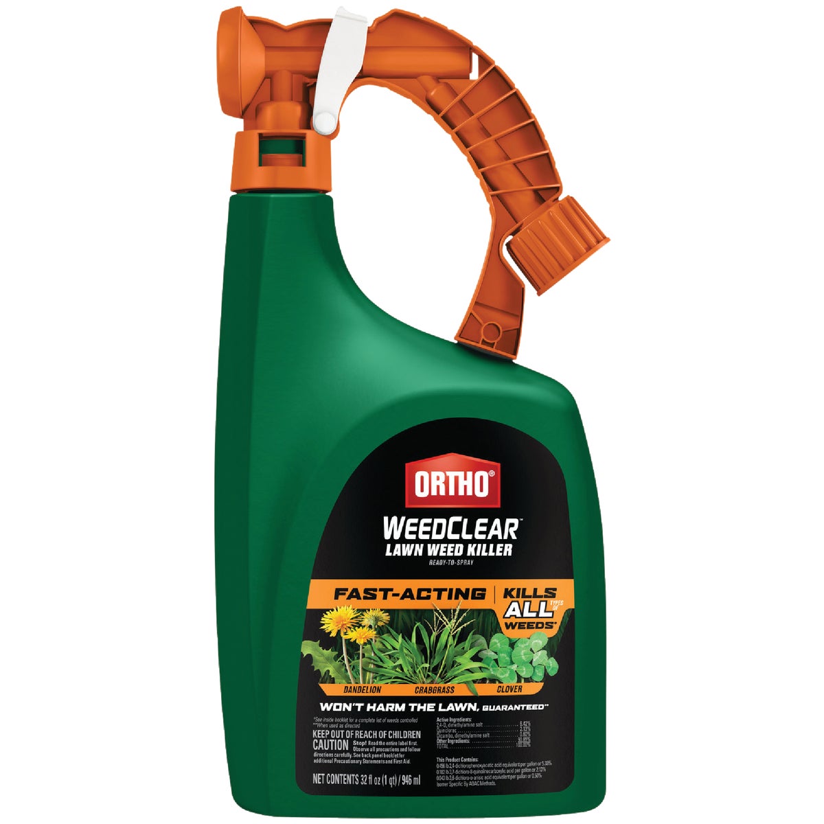 Ortho WeedClear 32 Oz. Ready-To-Use Spray Hose End Lawn Weed Killer