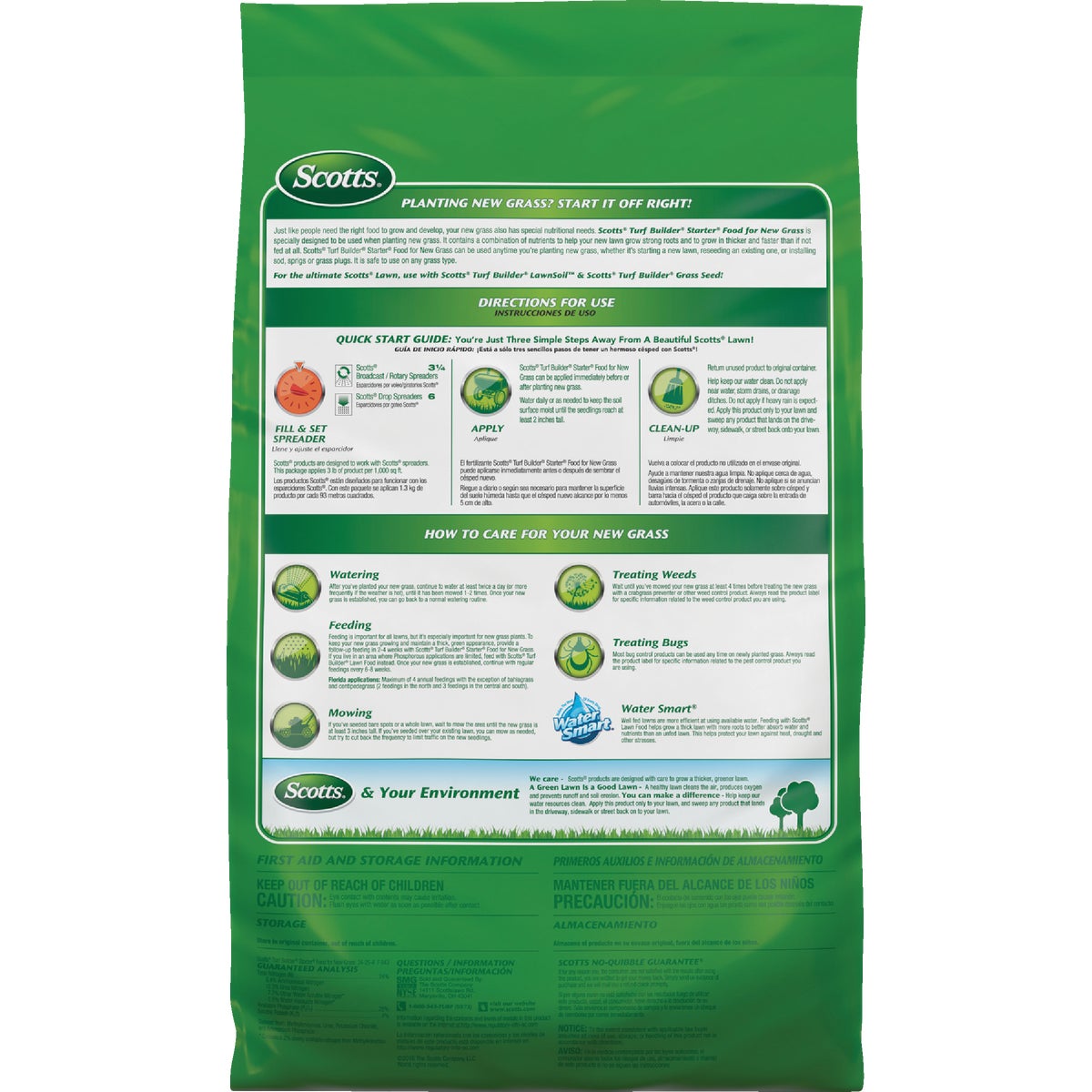 Scotts Turf Builder 42 Lb. 14,000 Sq. Ft. Starter Food For New Grass Image 3