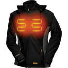DEWALT Women's Black Soft Shell Heated Coat Kit, XL Image 1