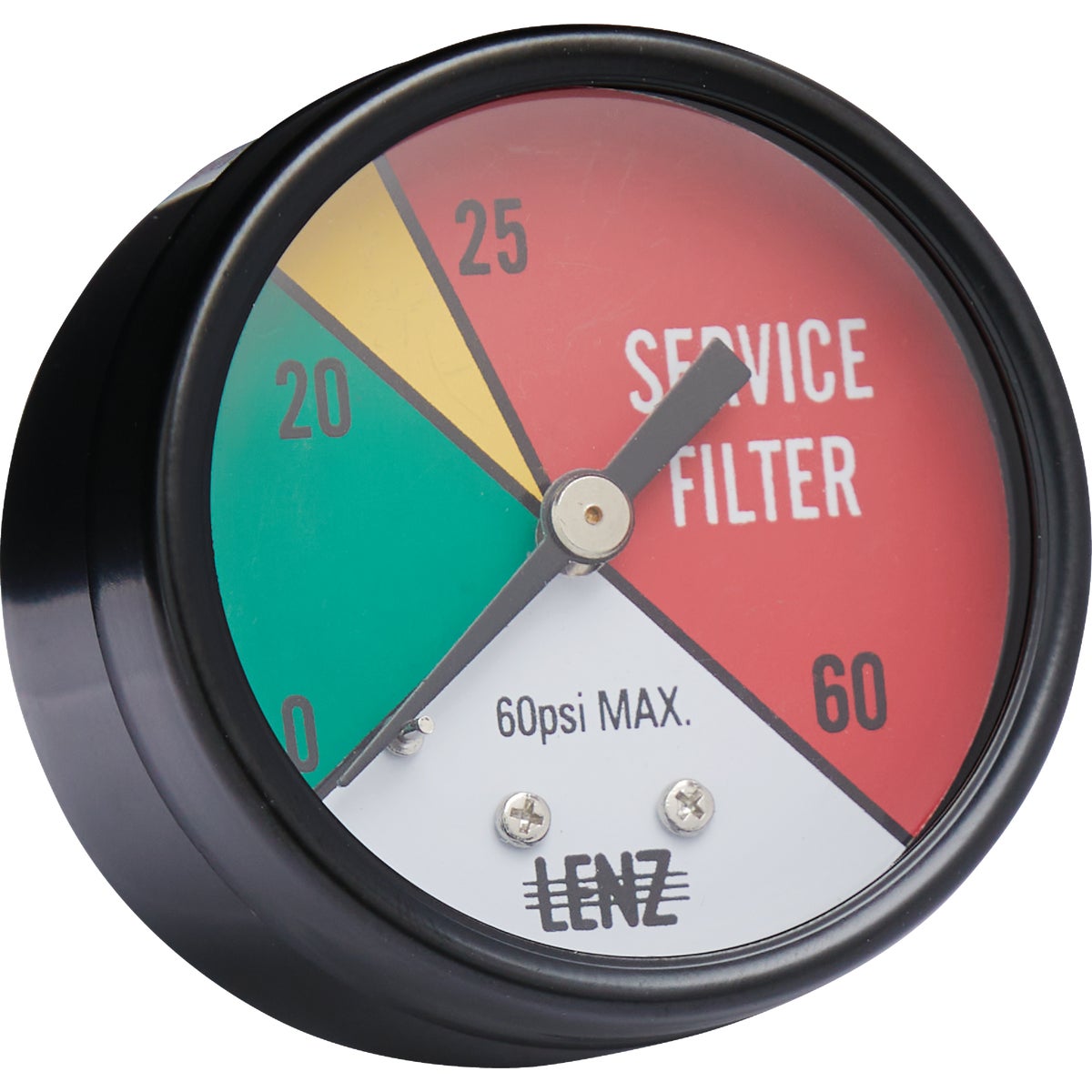 Apache 2 In. 60 PSI Hydraulic Filter Service Indicator Gauge