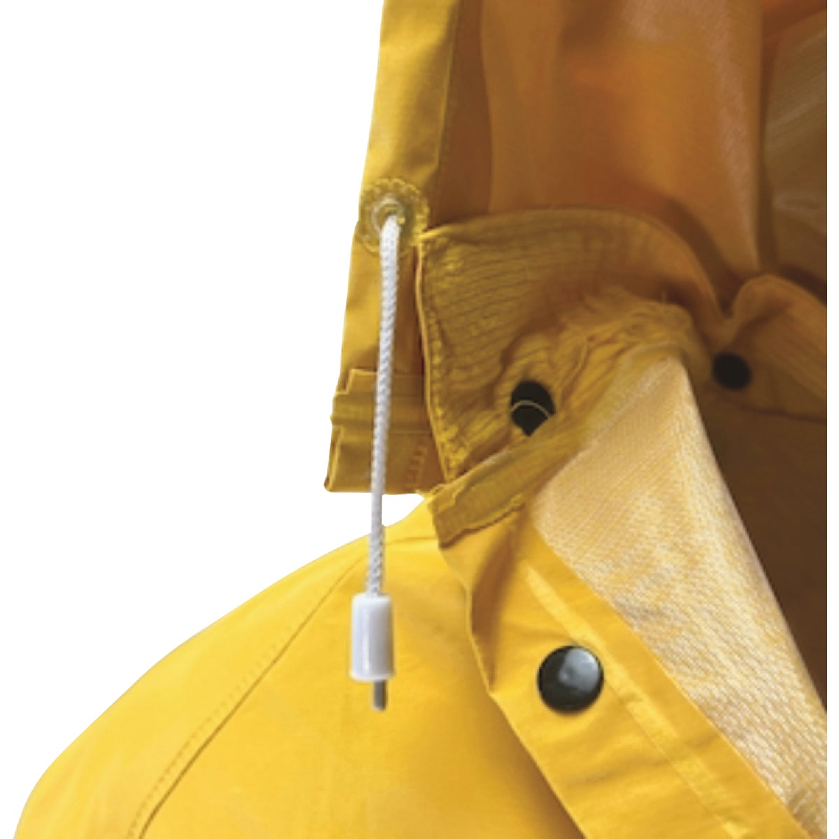 Boss XL 3-Piece Yellow PVC Rain Suit Image 6