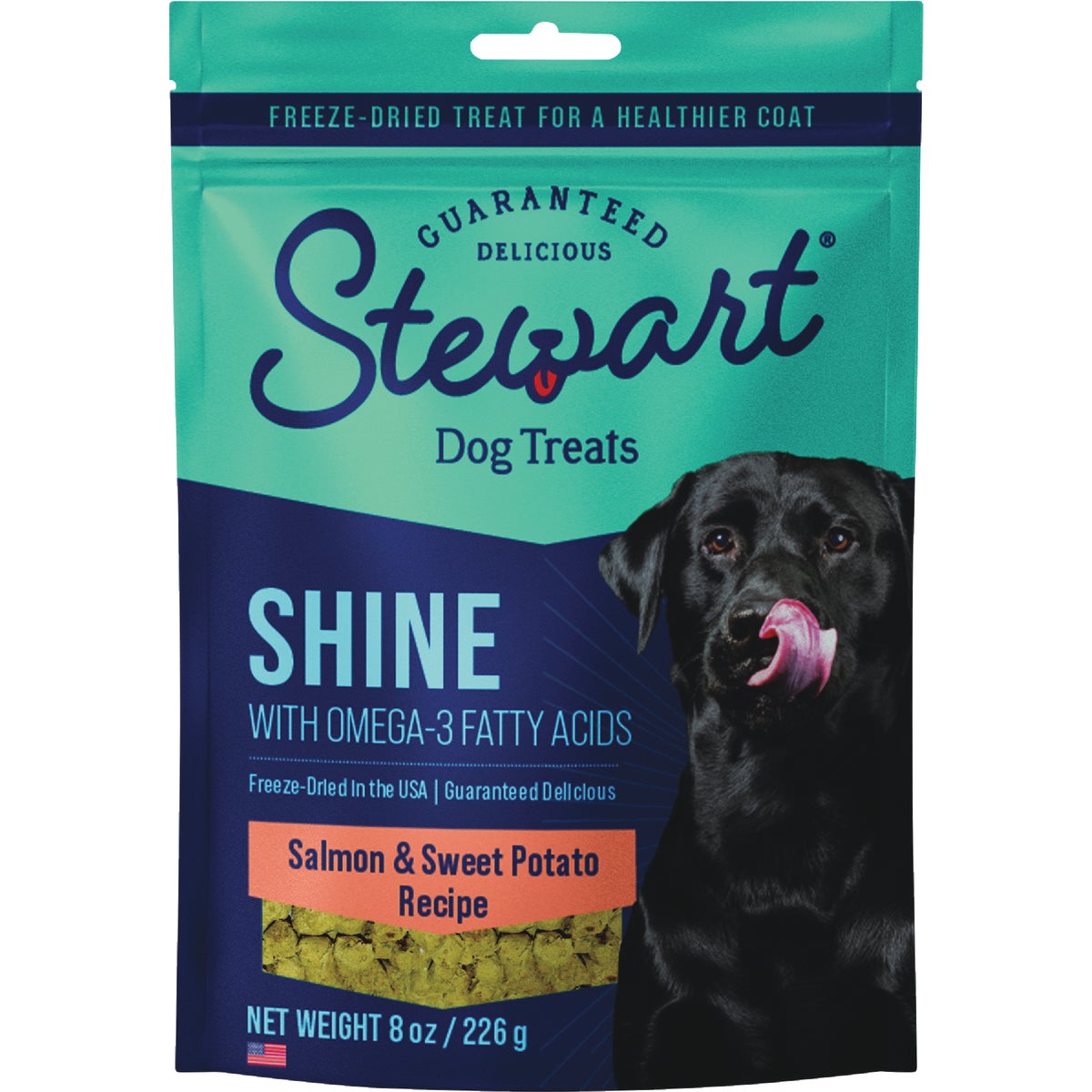 Stewart Shine 8 Oz. Freeze-Fried Salmon & Sweet Potato Dog Treat