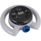 Best Garden Poly Varied Coverage Stationary Turret Sprinkler, Blue & Gray Image 1