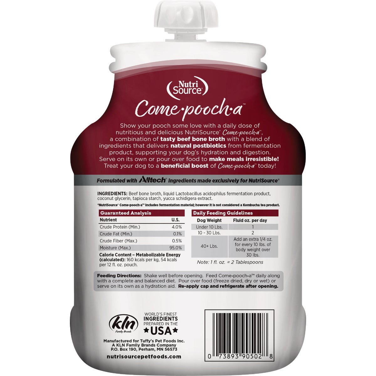 NutriSource Come-Pooch-a 12 Oz. Beef Bone Broth Recipe Image 7
