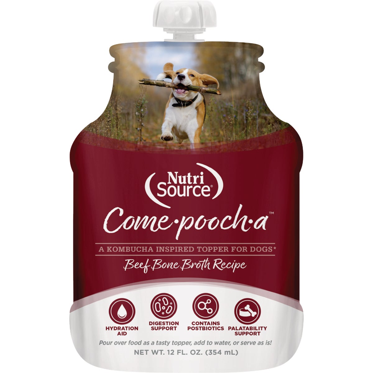 NutriSource Come-Pooch-a 12 Oz. Beef Bone Broth Recipe