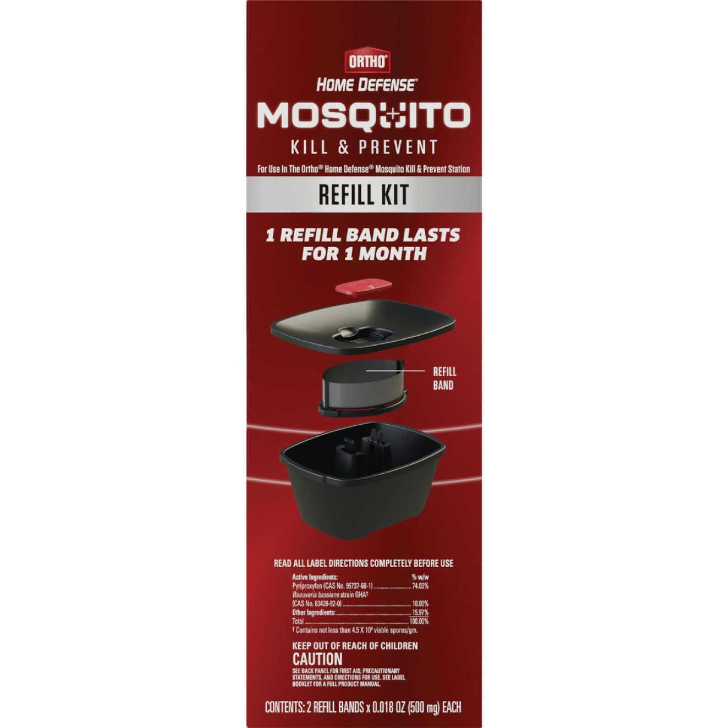 Ortho Home Defense Mosquito Kill & Prevent Refill Bands (2-Pack) Image 1