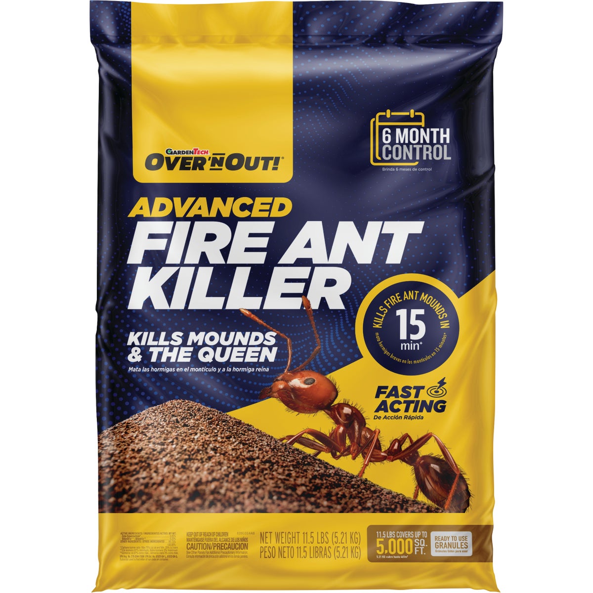 Over 'n Out! 11.5 Lb. Ready To Use Granules Fire Ant Killer