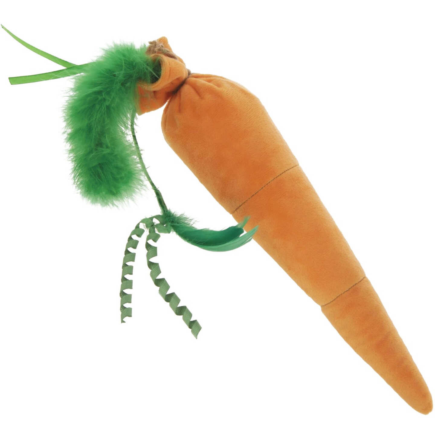 SmartyKat Kolossal Karrot Plush Catnip Kicker Cat Toy Image 3