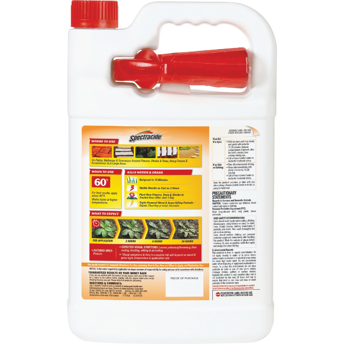 Spectracide 1 Gal. Ready To Use Trigger Spray Weed & Grass Killer Image 3