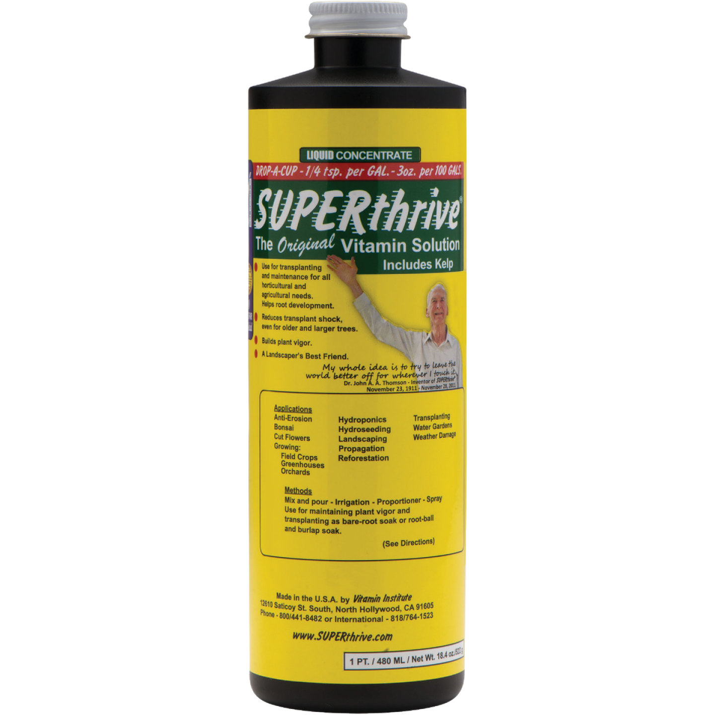 Superthrive 1 Pt. Concentrate Liquid Plant Vitamin Solution Image 1