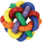 Multipet Nobbly Wobbly 4 In. Ball Dog Toy Image 1