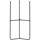 American Gardenworks Urban Living Matte Black Powder Coated Steel Tri-Floor Pot Holder Image 1