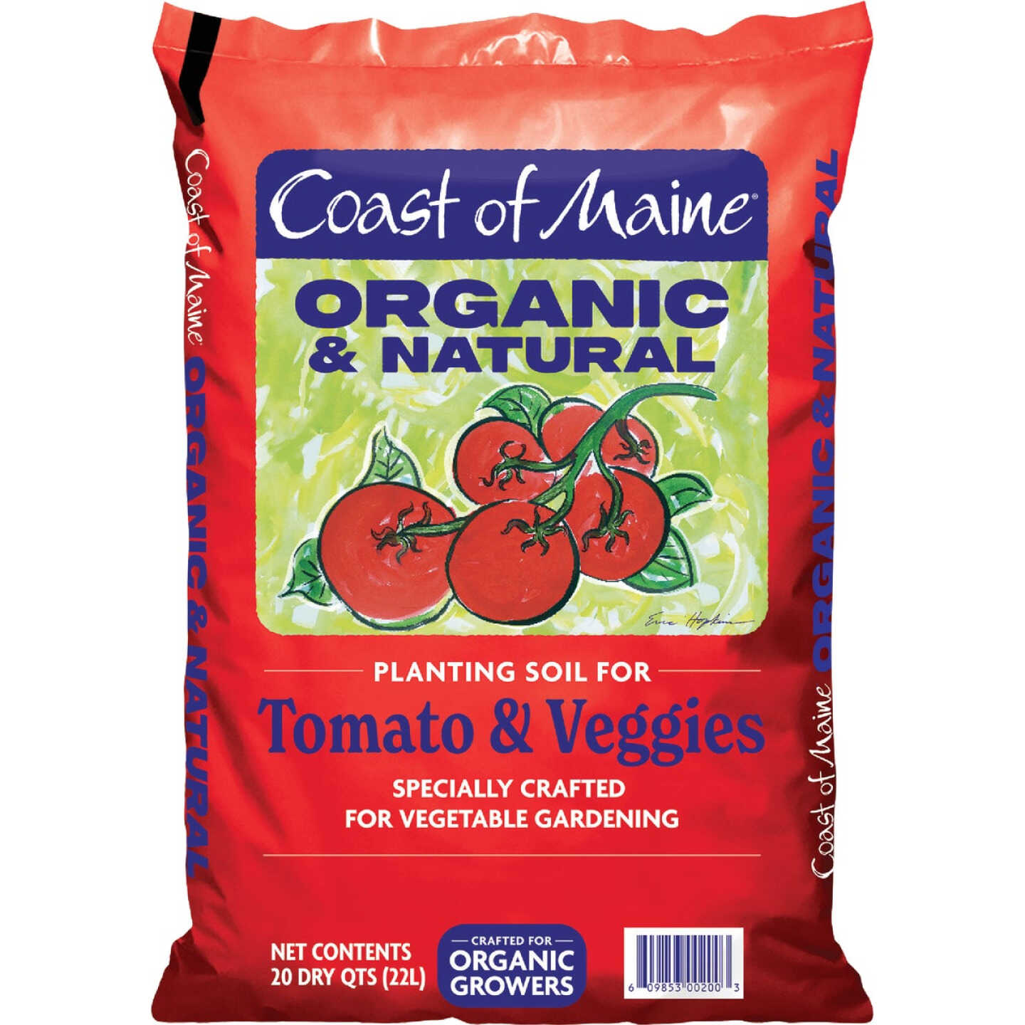 Coast of Maine 20 Qt. Tomato & Vegetable Planting Soil Image 1