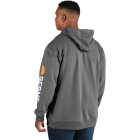Berne Men's 2XL Regular Graphite Signature Sleeve Hooded Pullover Sweatshirt Image 5