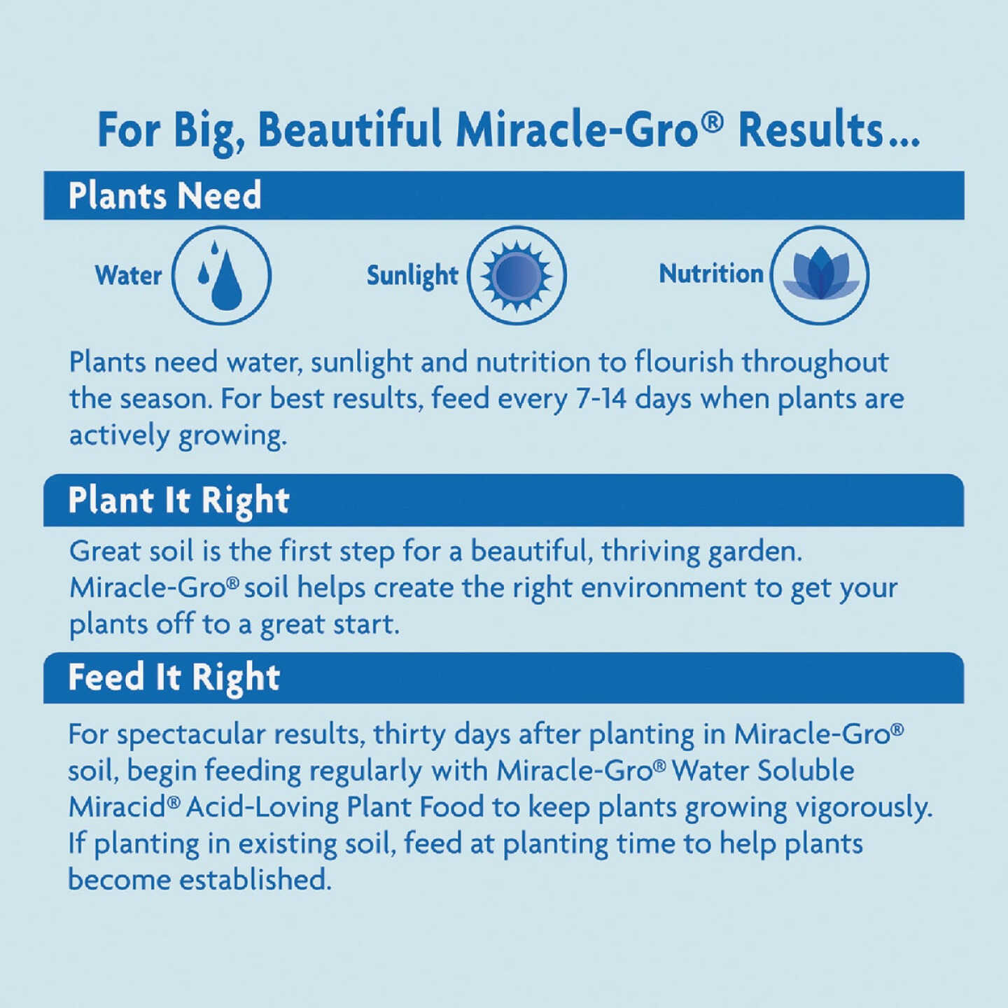 Miracle-Gro Miracid 4 Lb. Water Soluble Acid-Loving Plant Food Image 4