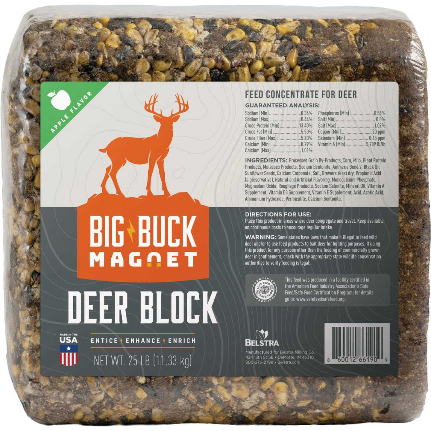 Big Buck Magnet 25 Lb. Deer Block Image 1