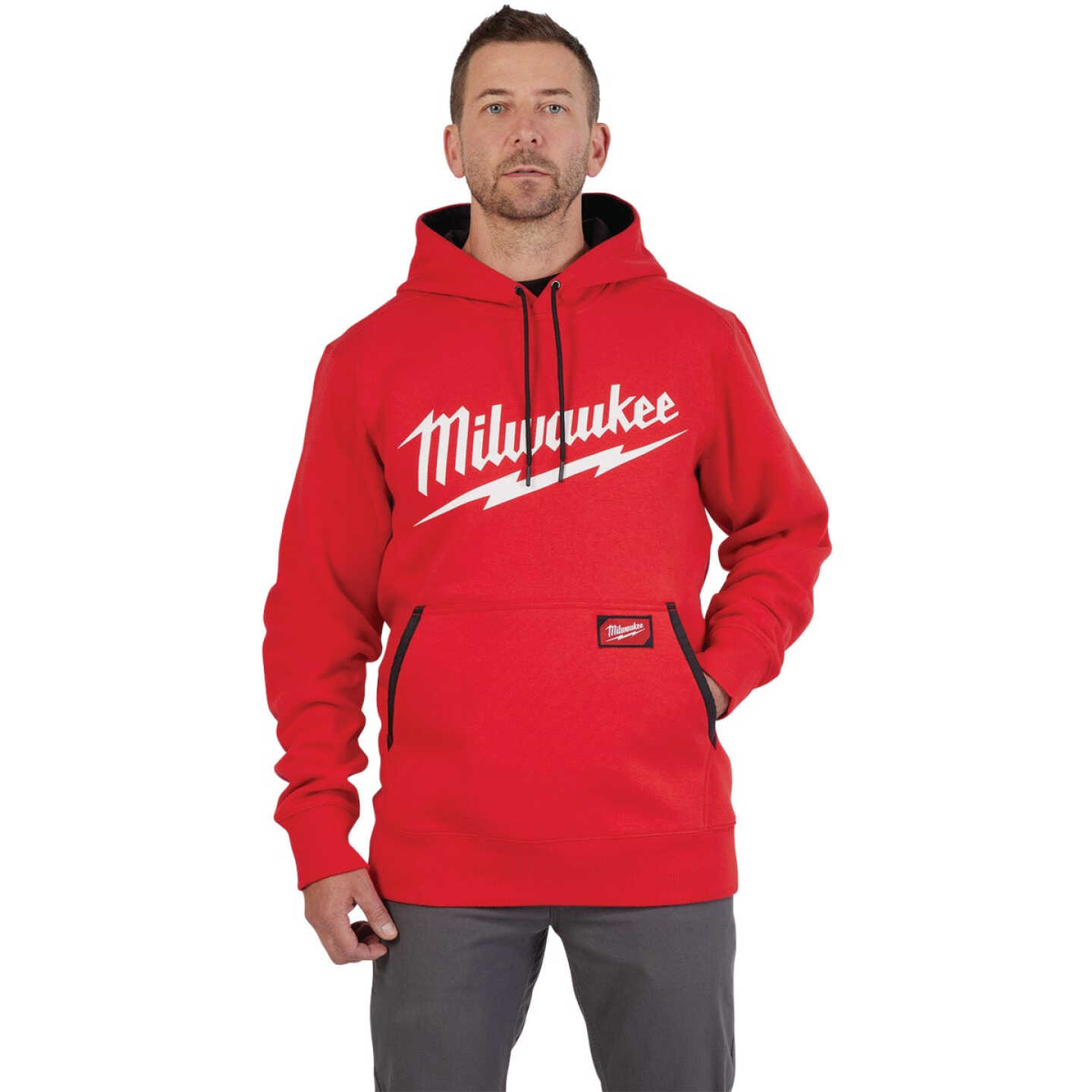 Milwaukee FREEFLEX XL Red Midweight Pullover Hooded Sweatshirt Image 6