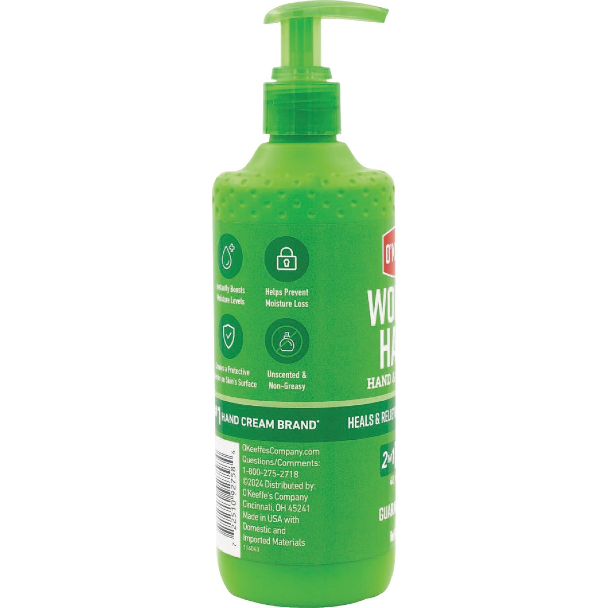 O'Keeffe's Working Hands 12 Oz. Pump Hand & Body Lotion Image 4