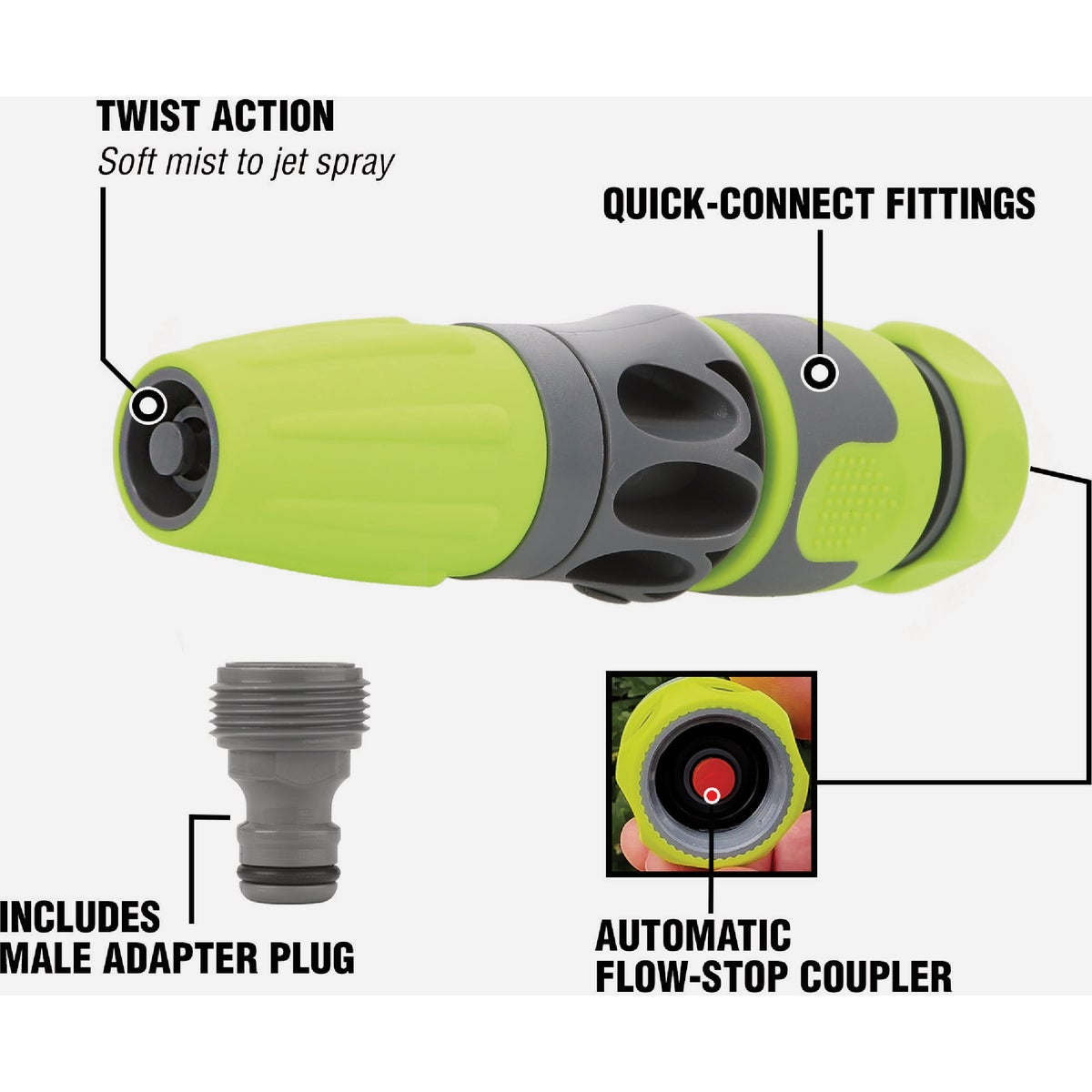 Flexilla Garden Hose Nozzle Kit (3-Piece) Image 2