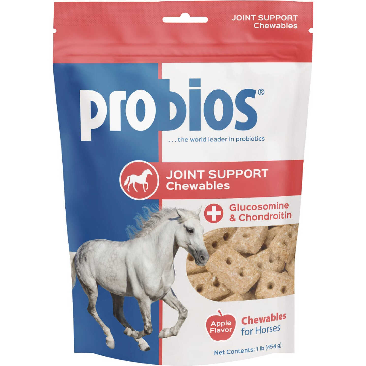 Probios 1 Lb. Apple Joint Support Horse Chews Image 1