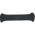 Do it Best 1/8 In. x 50 Ft. Black Braided Polypropylene Paracord Image 3