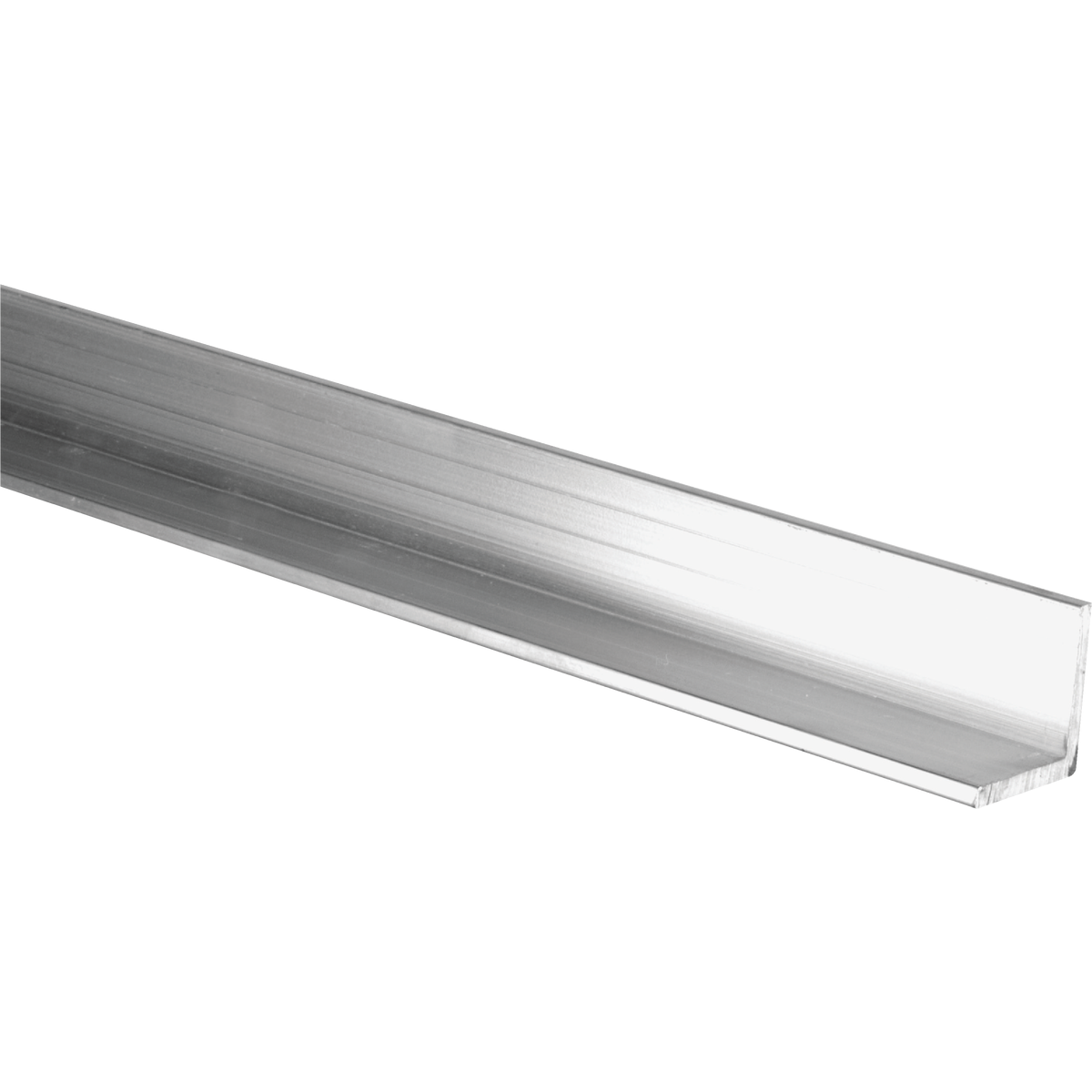 Hillman Steelworks Milled 2 In. x 8 Ft., 1/8 In. Aluminum Solid Angle