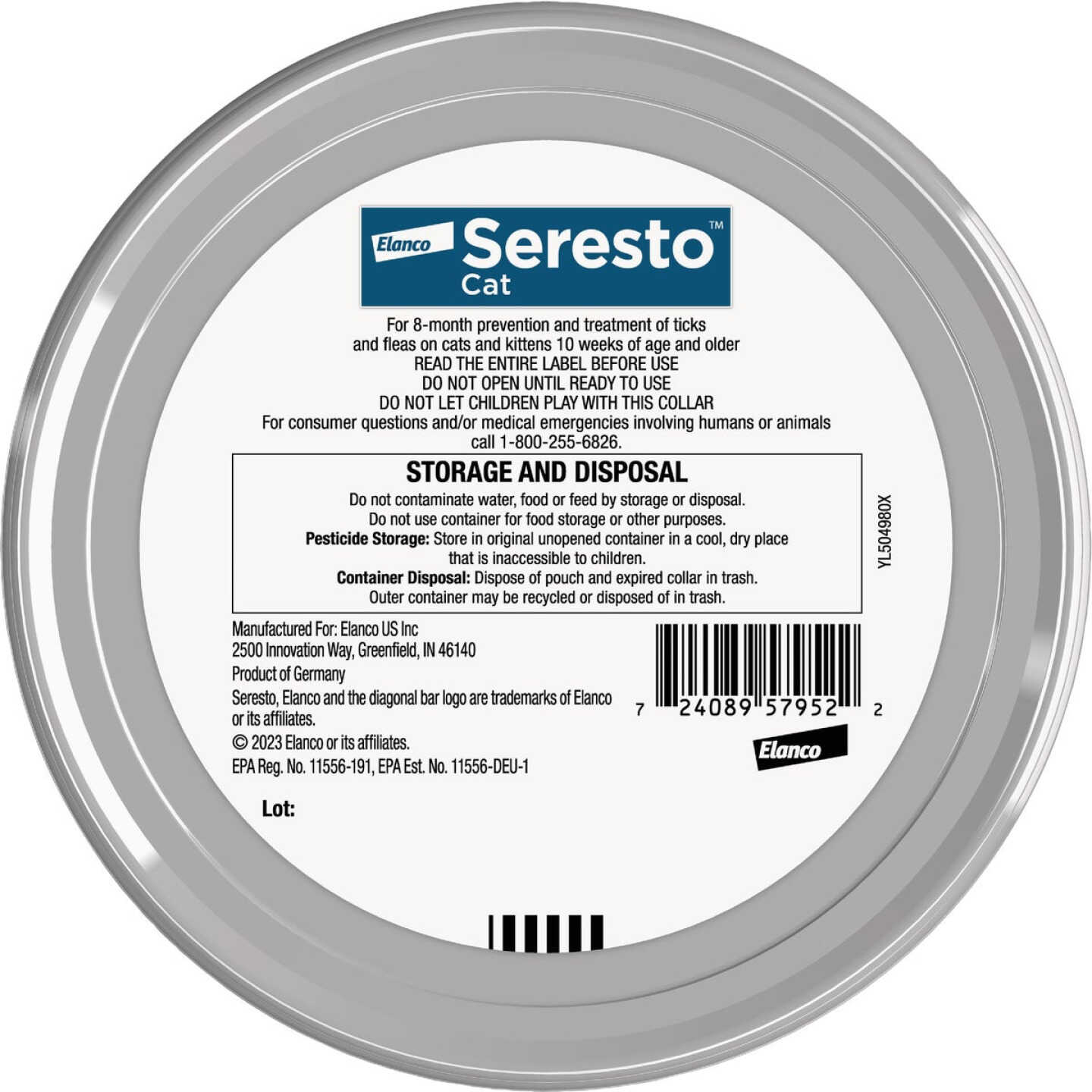Seresto 8 Month Flea & Tick Collar for Cats Image 7