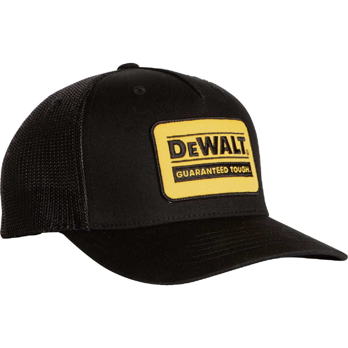 DEWALT Oakdale Black Patch & Yellow Mesh Trucker Hat
