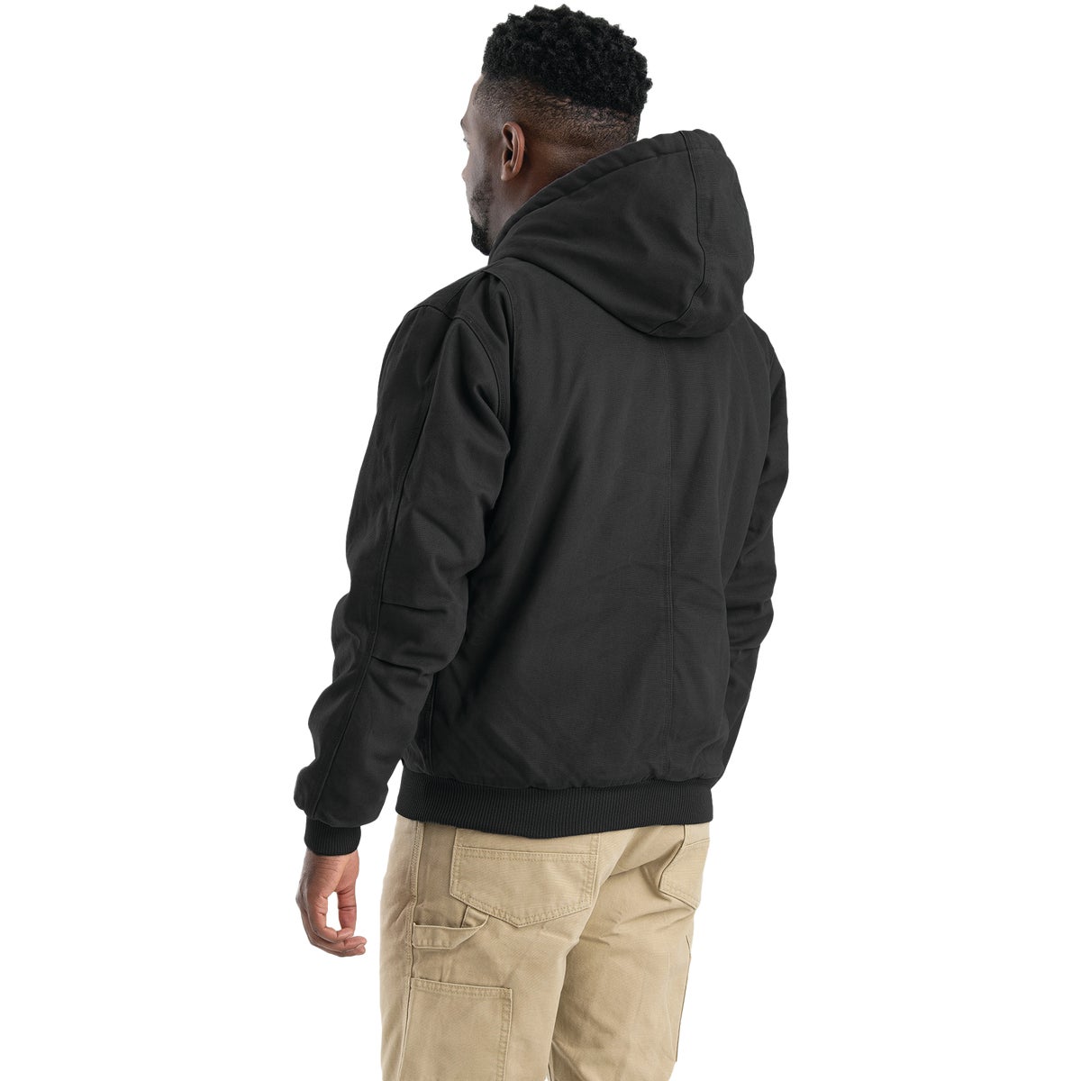 Berne Heartland Men's 2XL Black Hooded Work Jacket Image 5